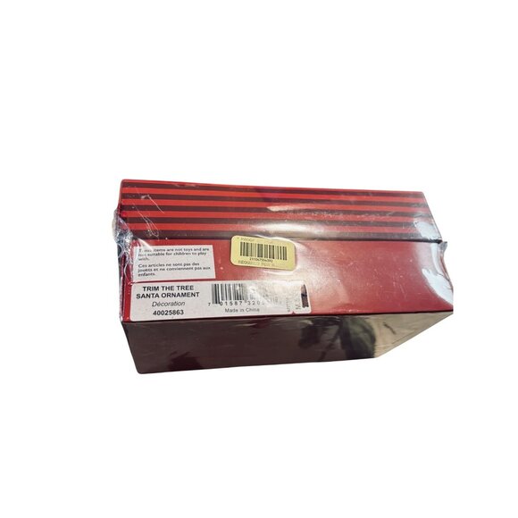 Waterford Santa Ornament Holiday Heirlooms New In Box 6" Trim The Tree - Picture 4 of 5